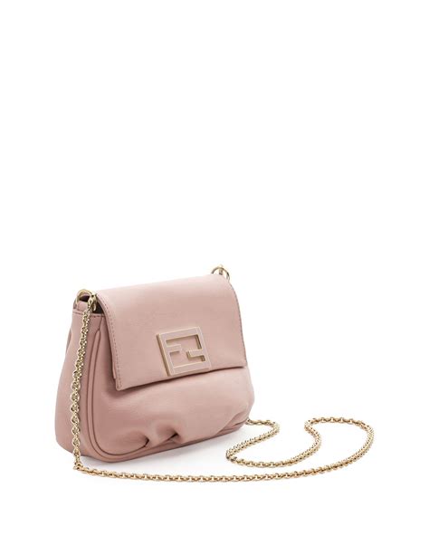 fendi fendista pochette crossbody bag light pink|fendi crossbody bag sale.